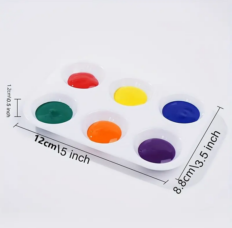6 Well Palette Tray White shoecare247