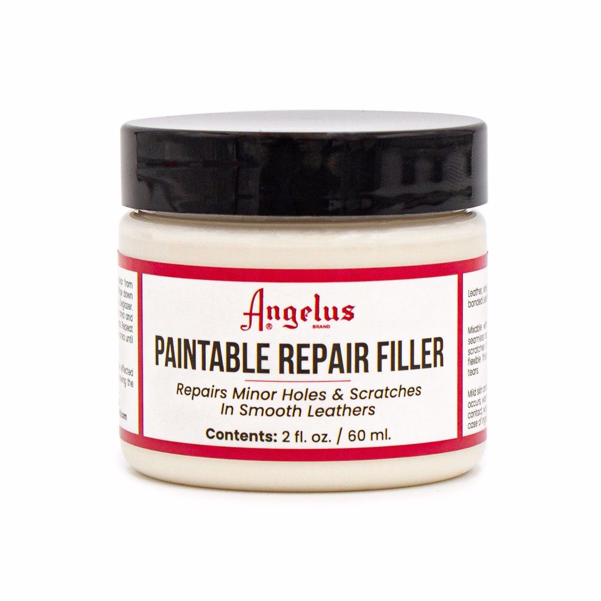 Angelus Repair Filler Paintable 60ml - Leather Scratch Scuff Repair shoecare247