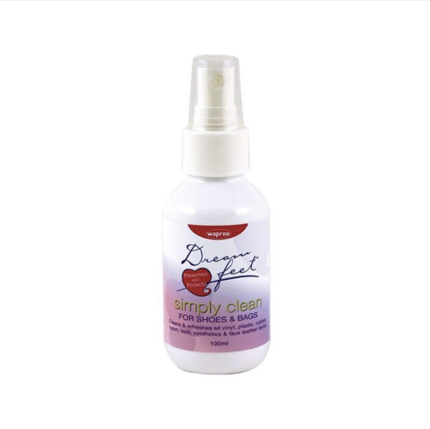 Waproo Simply Clean 100ml pump spray for shoes & Bags shoecare 247
