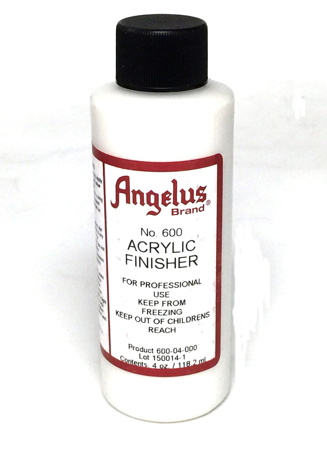 ANGELUS ACRYLIC FINISHERS LARGE 118ml For Use with Acrylic Paints shoecare247