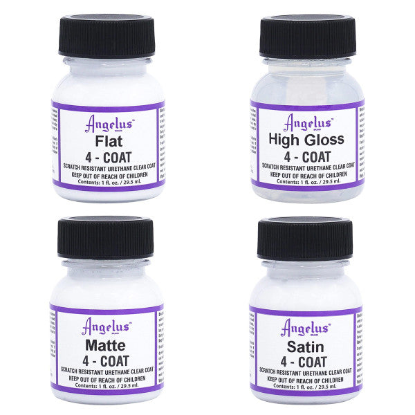 Angelus 4-Coat Leather Clear Coat Finisher 29.5ml- Scratch Resistant shoecare247