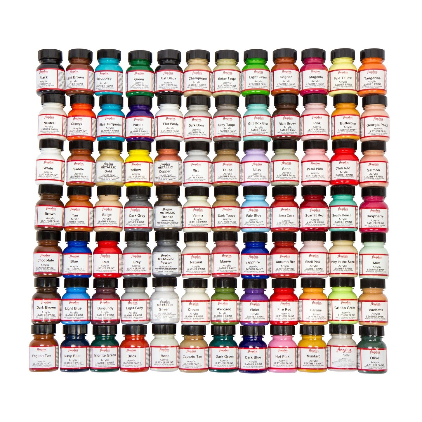 ANGELUS ACRYLIC PAINTS 6x 29.5ml Bottles BULK - Over 65 Colors to choose From shoecare247