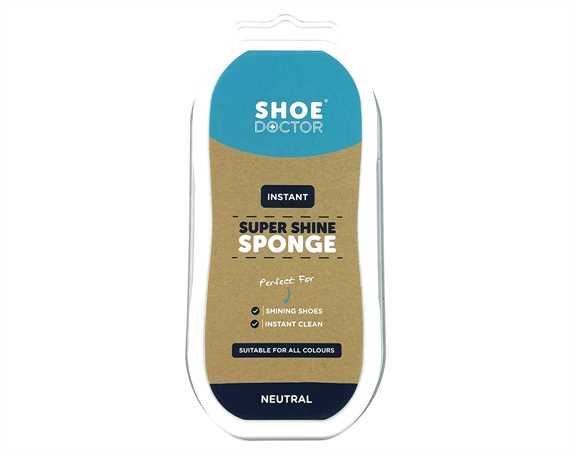 Shoe Doctor Instant / Quick Super Shine - SPONGE PAD - No Polish No Liquid No Spray - Black or Neutral shoecare247