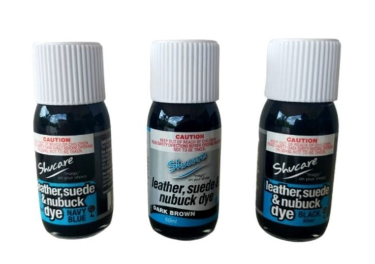 Shucare Leather, Suede & Nubuck Dye 50ml - 3 COLORS AVAILABLE shoecare247