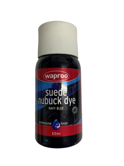 Waproo Suede Dye - NAVY BLUE - 50ml shoecare247
