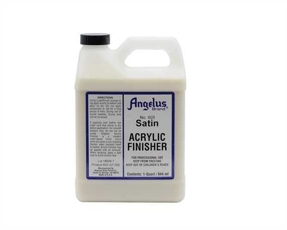 ANGELUS ACRYLIC FINISHERS LARGE 944mls For Use with Acrylic Paints shoecare247