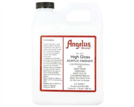 ANGELUS ACRYLIC FINISHERS LARGE 944mls For Use with Acrylic Paints shoecare247