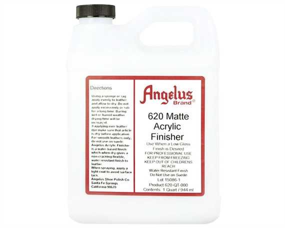 ANGELUS ACRYLIC FINISHERS LARGE 944mls For Use with Acrylic Paints shoecare247