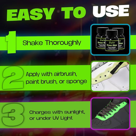 Angelus Green Glow in the Dark Paint 29ml