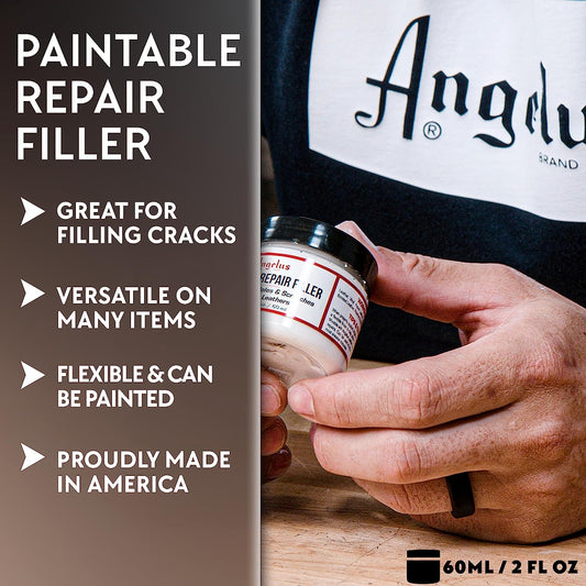 Angelus Repair Filler Paintable 60ml - Leather Scratch Scuff Repair shoecare247