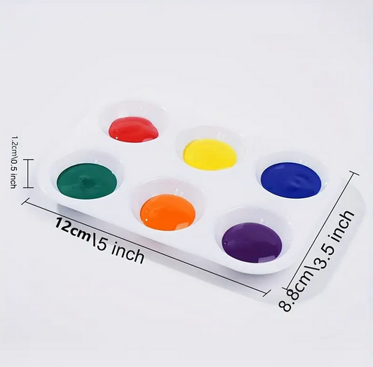 6 Well Palette Tray White shoecare247