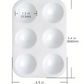 6 Well Palette Tray White shoecare247