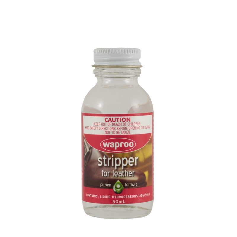 WAPROO STRIPPER - Solvent to Clean & Prepare Leather & Synthetic for recoloring shoecare247