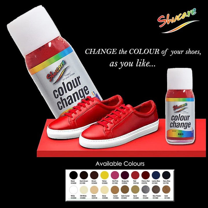Shucare Shoe Paint + Included Brush Colour Change For Leather & Synthetic ( 15 colors Available) shoecare247