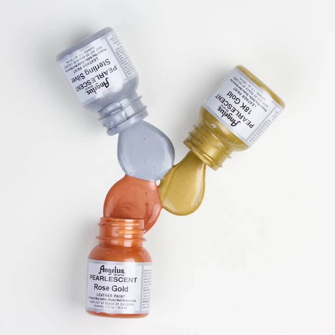 ANGELUS PEARLESCENT ACRYLIC PAINTS  - 29.5ml shoecare247