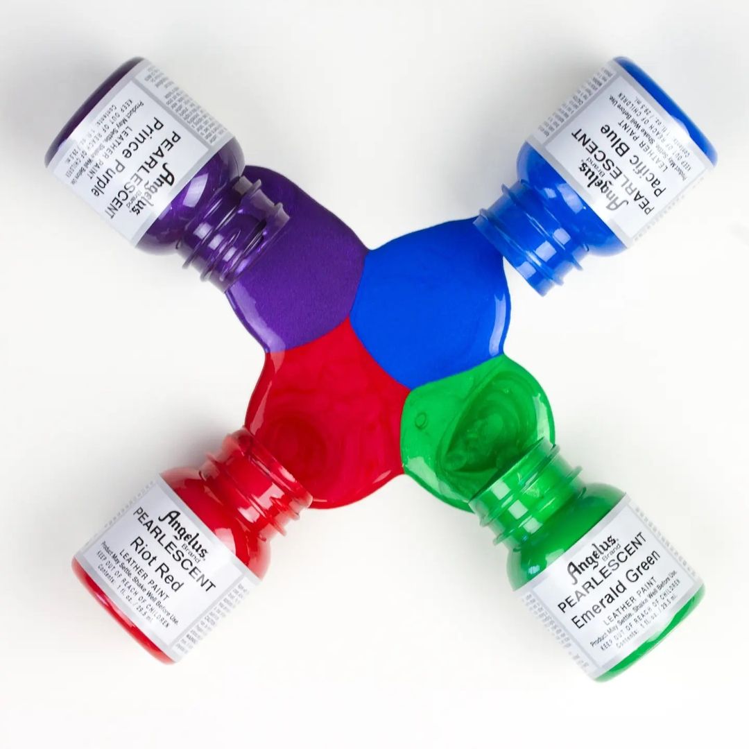 ANGELUS PEARLESCENT ACRYLIC PAINTS  - 29.5ml shoecare247