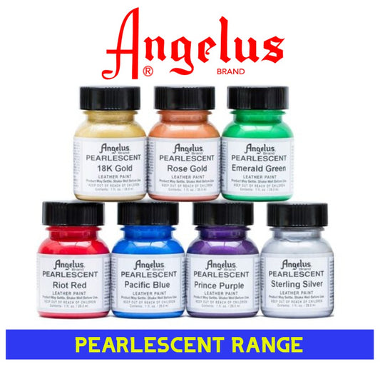ANGELUS PEARLESCENT ACRYLIC PAINTS  - 29.5ml shoecare247