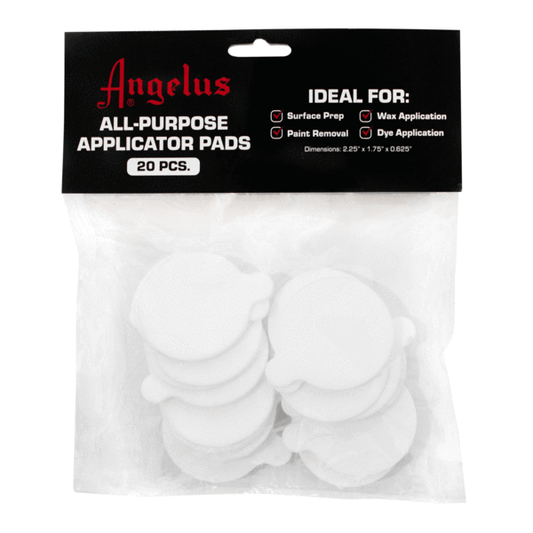 ANGELUS ALL PURPOSE APPLICATOR PADS (20 pk) shoecare247