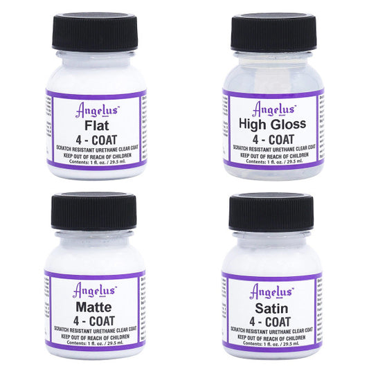 Angelus 4-Coat Leather Clear Coat Finisher 29.5ml- Scratch Resistant shoecare247