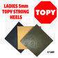 Topy 5mm Ladies Heels - 3 colors to choose from shoecare247