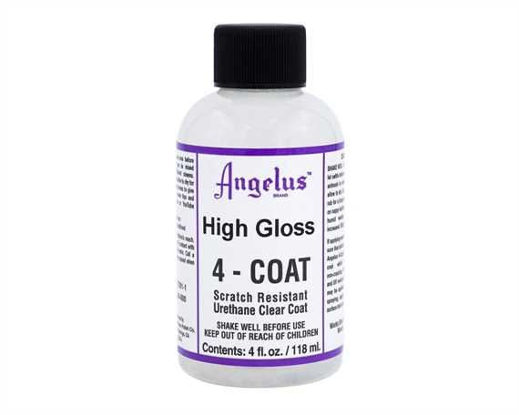 Angelus 4-Coat Leather Clear Coat Finisher 118ml- Scratch Resistant shoecare247