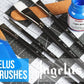 Angelus 5 Piece Brush Set - Ideal for Any Acrylic Paint Angelus
