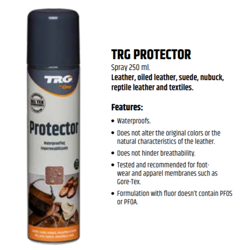 TRG PROTECTER WATERPROOFER SPRAY 250ml shoecare247